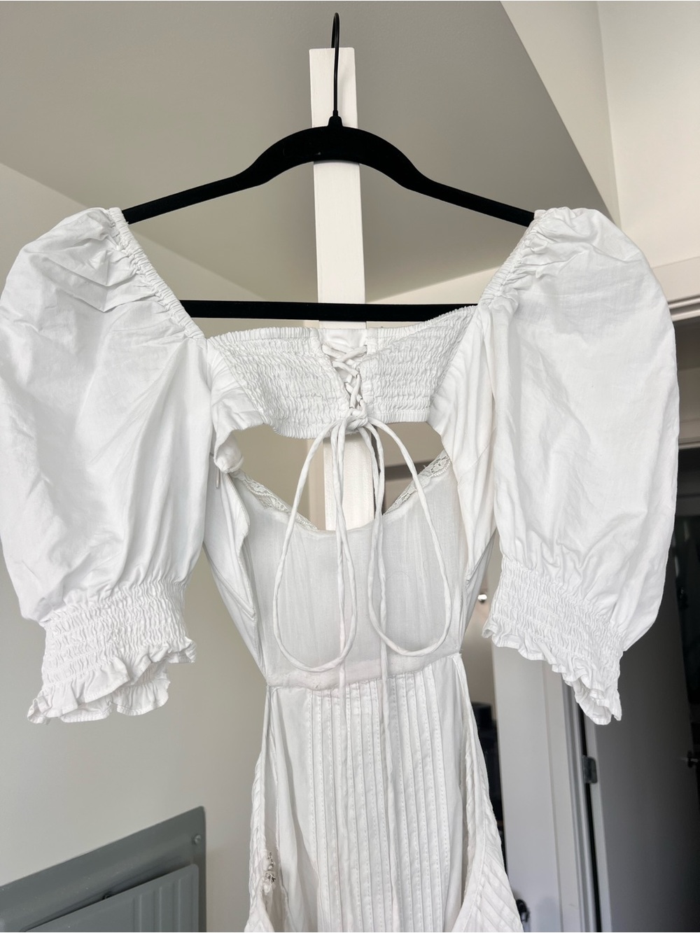 SOLD For Love & Lemons Arya Mini Dress White Size XS - Picture 6 of 12